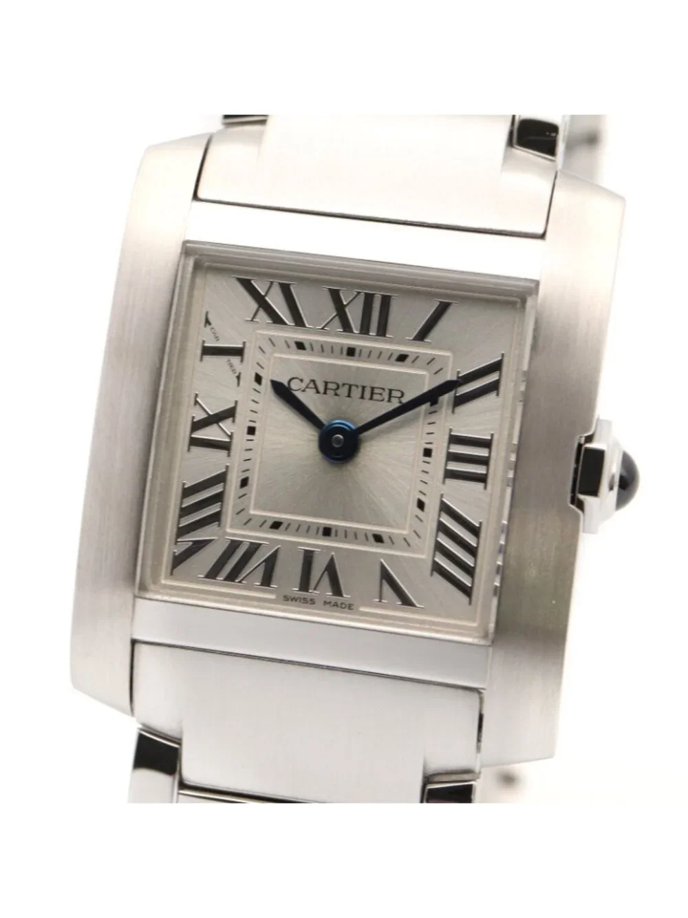 Cartier Watch Tank Francaise SM Silver Stainless Steel